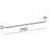 MIXLINE 216 LED 3000K 54° natynkowy czarny struktura 40288-M930-W3-00-12